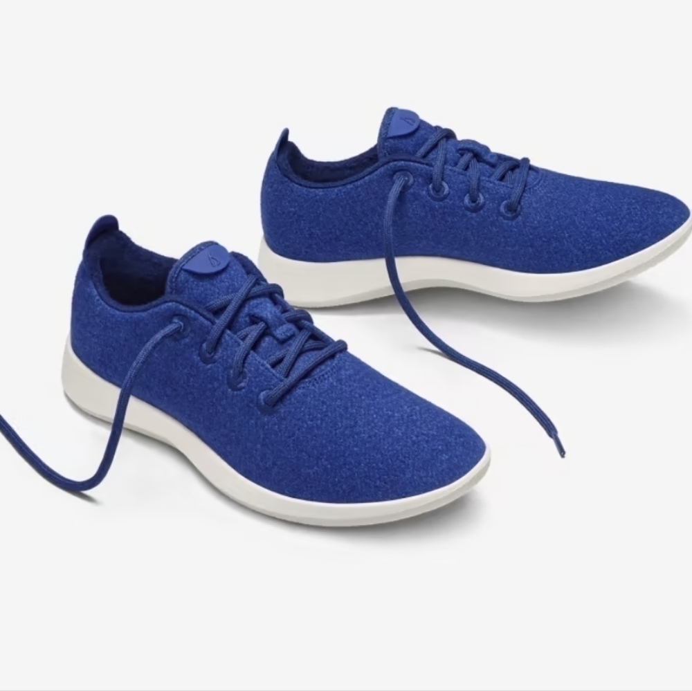 Allbirds Womens Wool Blue  Running sneakers shoes sz 8